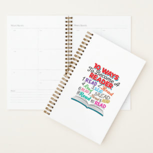 Boekliefhebber 10 manieren om een lezer te worden planner