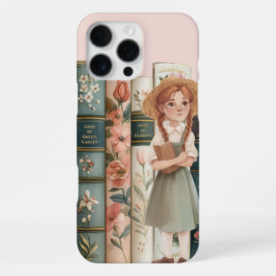 Boekliefhebber Anne of Green Gables Bloemige B iPhone 16 Pro Max Hoesje