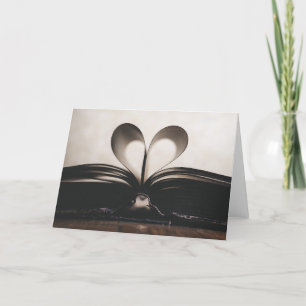 Boekliefhebber Boeken Valentijnsdag  Feestdagen Kaart