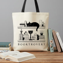 Boekliefhebber Booktrovert Zwarte Kat