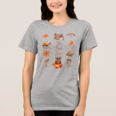 Boekliefhebber esthetisch tri-blend shirt (Voorkant)