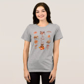Boekliefhebber esthetisch tri-blend shirt (Voorkant volledig)