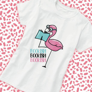 Boekliefhebber Flamingo T-shirt