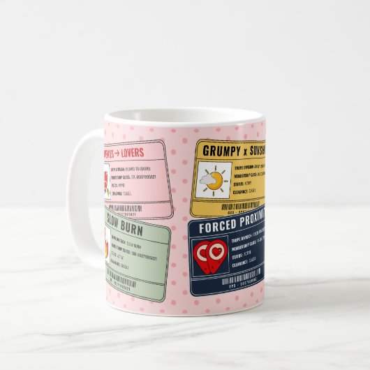Boekliefhebber Grappige Lezer Uitspraken Roze Koffiemok (Voorkant links)