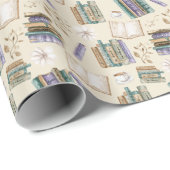 Boekliefhebber Inpakpapier in Crème (Rol Hoek)