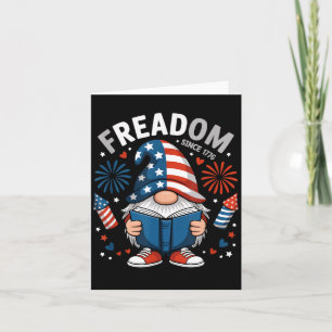 Boekliefhebber Kabouter Patriottische Amerikaanse Kaart