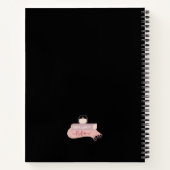 Boekliefhebber Leest Spiraal Notebook Notitieboek (Achterkant)