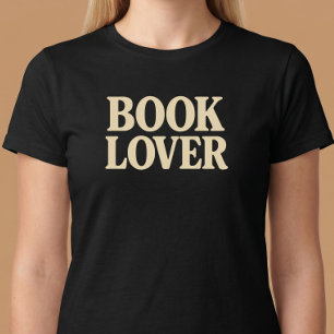 Boekliefhebber leest t-shirt