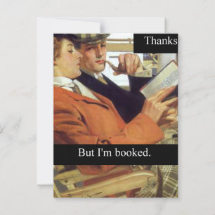 Boekliefhebber Lezer Bedankt Maar Ik Ben Volgeboek Briefkaart