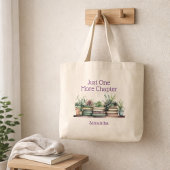 Boekliefhebber Nog één hoofdstuk Persoonlijk Grote Tote Bag