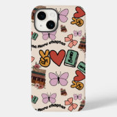 Boekliefhebber 'One More Chapter' patroon telefoon Case-Mate iPhone Case (Achterkant)
