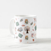 Boekliefhebber ontwerp 11oz koffiemok (Voorkant links)