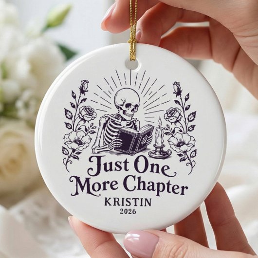 Boekliefhebber Ornament 'Eén Hoofdstuk Nog'