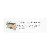 Boekliefhebber Retouradreslabel Etiket (Voorkant)