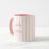 Boekliefhebber Script Quote Roze Gestreepte Hart K Mok (Voorkant links)