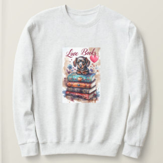 Boekliefhebber T-shirt Cute Dog Shirt