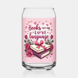 Boekliefhebber Valentijn Romantisch Lezen Esthetis Blikvorm Glas