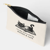 Boekliefhebber Zwarte Kat Grappige Quote Etui (Open)
