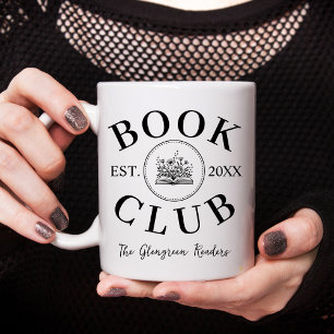 Boekliefhebbers Boekenclub gepersonaliseerd Koffiemok