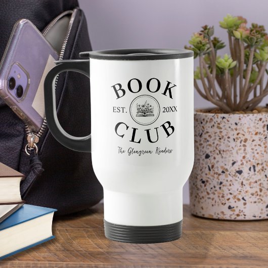 Boekliefhebbers Boekenclub gepersonaliseerd Reisbeker