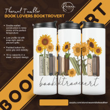 Boekliefhebbers Boekentrovert Thermische Tumbler