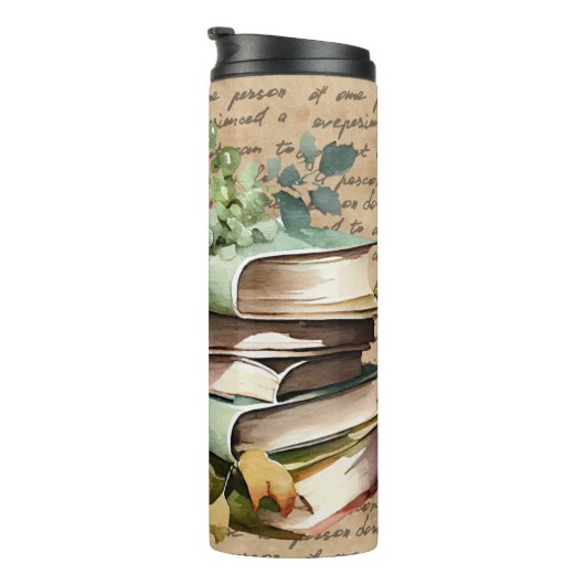 Boekliefhebbers Bookish Thermal Tumbler Thermosbeker (Geroteerd rechts)