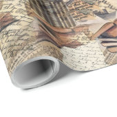 Boekliefhebbers en schrijvers cadeaupapier (Rol Hoek)