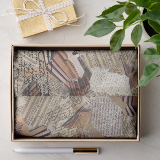 Boekliefhebbers en schrijvers middelgrote cadeauta tissuepapier (Geschenk)