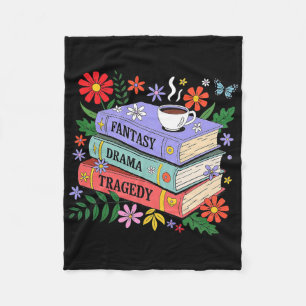 Boekliefhebbers Fantasy Drama Tragedie Subtiel 864 Fleece Deken