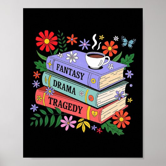 Boekliefhebbers Fantasy Drama Tragedie Subtiel 864 Poster (Voorkant)