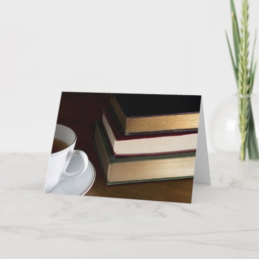 Boekliefhebbers Feestdagen Kaart (Voorkant)