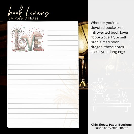Boekliefhebbers Gelinieerde 3M Post-it® Notities Notes