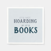 Boekliefhebbers Het is niet hamsteren als het Blau Servet (Voorkant)