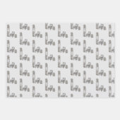 Boekliefhebbers Hoek Wrapping Paper Sheet (Voorkant)