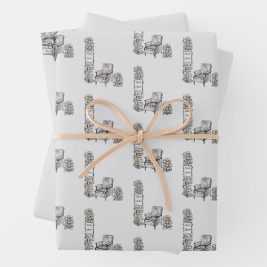 Boekliefhebbers Hoek Wrapping Paper Sheet (In situ)