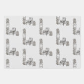 Boekliefhebbers Hoek Wrapping Paper Sheet (Voorkant 3)