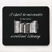 Boekliefhebbers Jane Austen citaat Muismat (Voorkant)