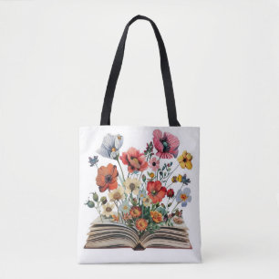Boekliefhebbers Lezers Bibliophilen Bloemen  Tote Bag