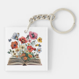 Boekliefhebbers lezers schrijvers bibliophilen dic sleutelhanger