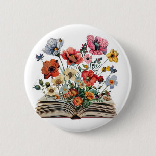 Boekliefhebbers Lezers Schrijvers Bibliophiles Dic Ronde Button 5,7 Cm