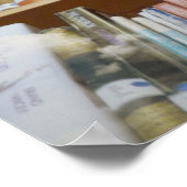 Boekliefhebbers nemen de paradijsbibliotheek over poster (Hoek)