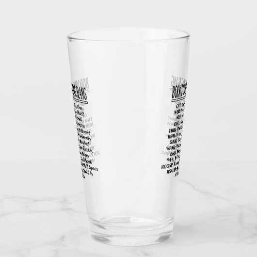 Boekliefhebbers Slang Slang Dark Text Glas (Rechts)