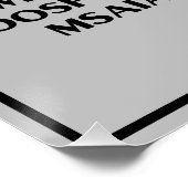 Boekliefhebbers Slang Slang Dark Text Perfect Poster (Hoek)