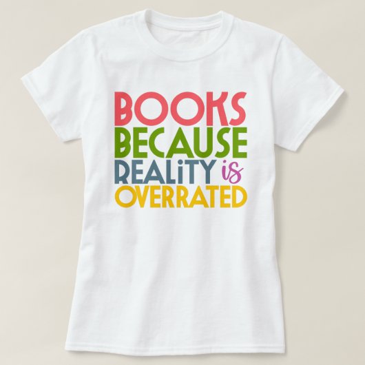 Boekliefhebbers t-shirt (Design voorkant)