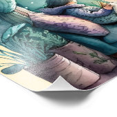 Boekliefhebbers zijn meesters in multitasking foto afdruk (Hoek)