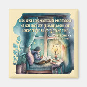 Boekliefhebbers zijn meesters in multitasking magneet (Voorkant)