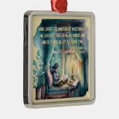 Boekliefhebbers zijn meesters in multitasking metalen ornament (Rechts)