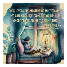 Boekliefhebbers zijn meesters in multitasking