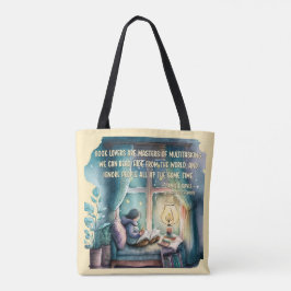 Boekliefhebbers zijn meesters in multitasking tote bag