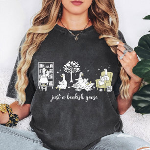 Boeklievende Gans Leest Fan Art T-shirt